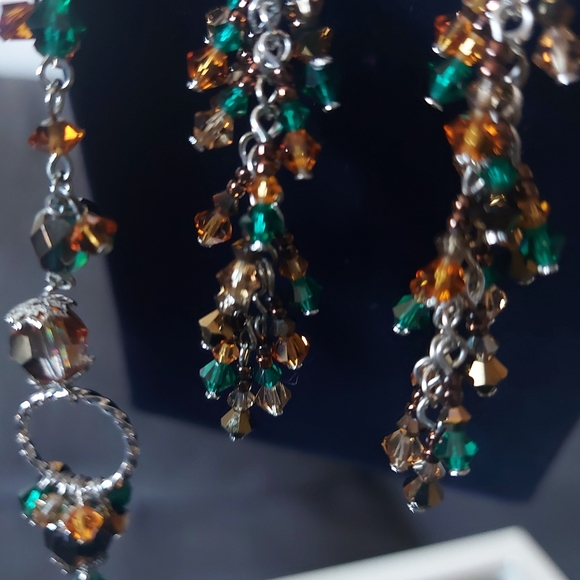 🔥 Final sale🎈 _Set Crystal Bracelet & earrings_ Vintage - Picture 8 of 8